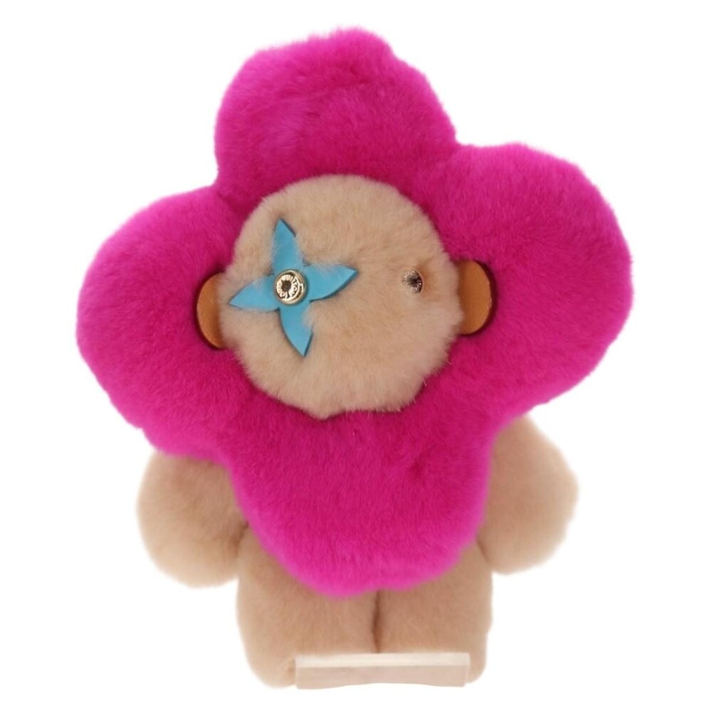 Louis Vuitton Vivienne Vison Bag Charm Fur Beige